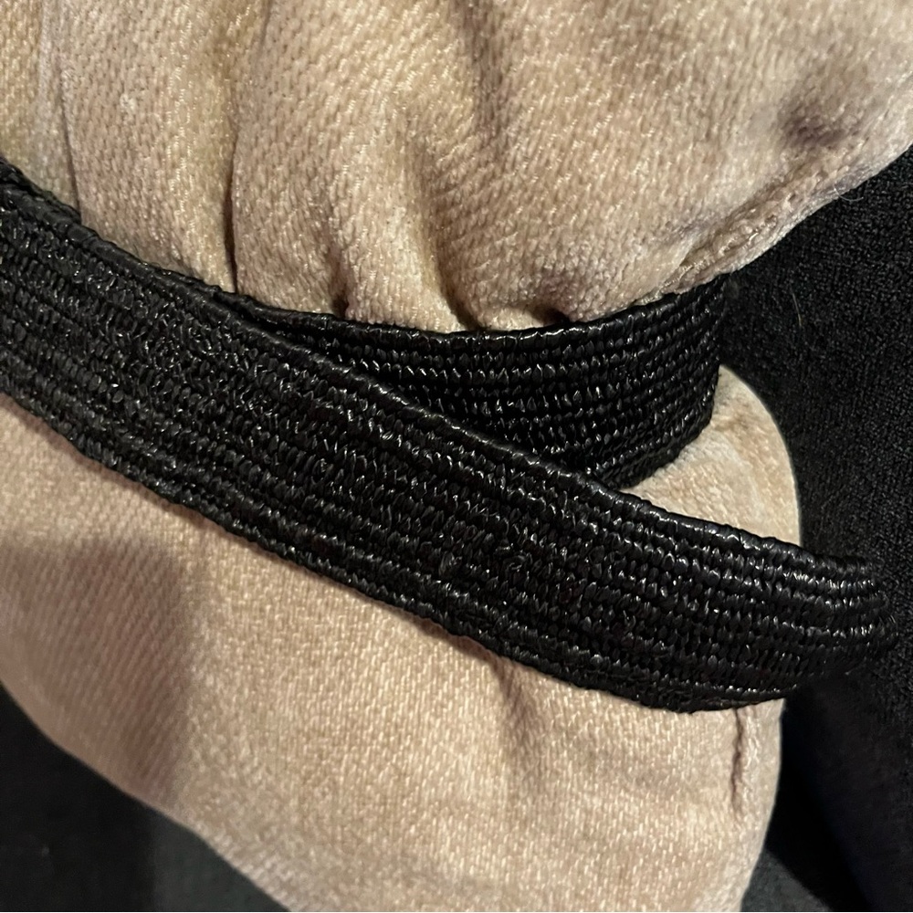 Elegant Black Woven stretch wicker Belt size 1X - Picture 10 of 14